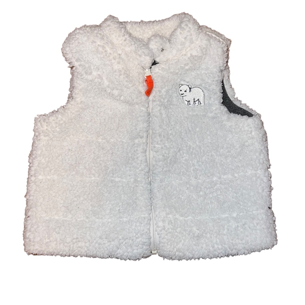 0 month baby bear vest zip